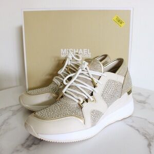 Michael Kors Liv Trainer Pale Gold